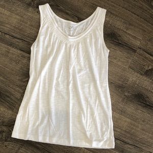 LOFT Embellished Tank Top